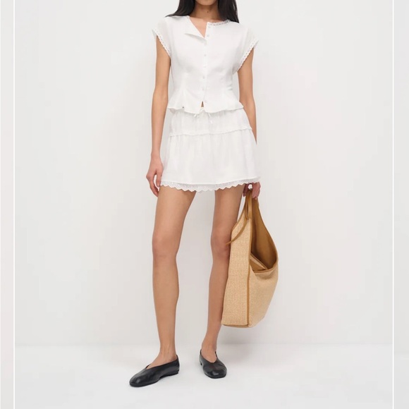 Reformation Valetta Two Piece Skirt Set 0 - Picture 2 of 10